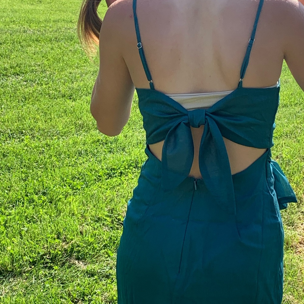 Lucy in the Sky Turquoise Dress